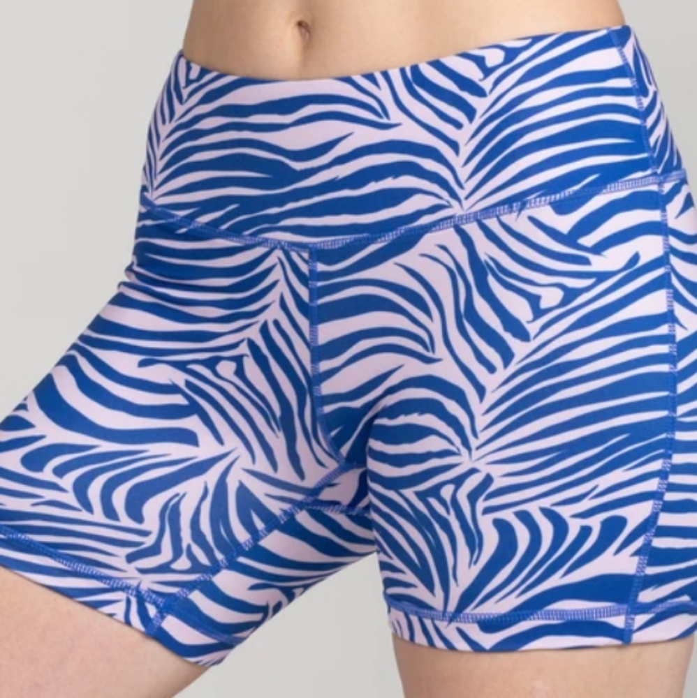 IAB MFG no ride athletic animal print shorts